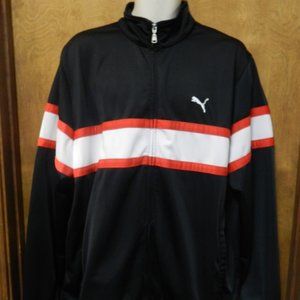 Mens Puma Track Suit XL Top & L Bottoms Nice!